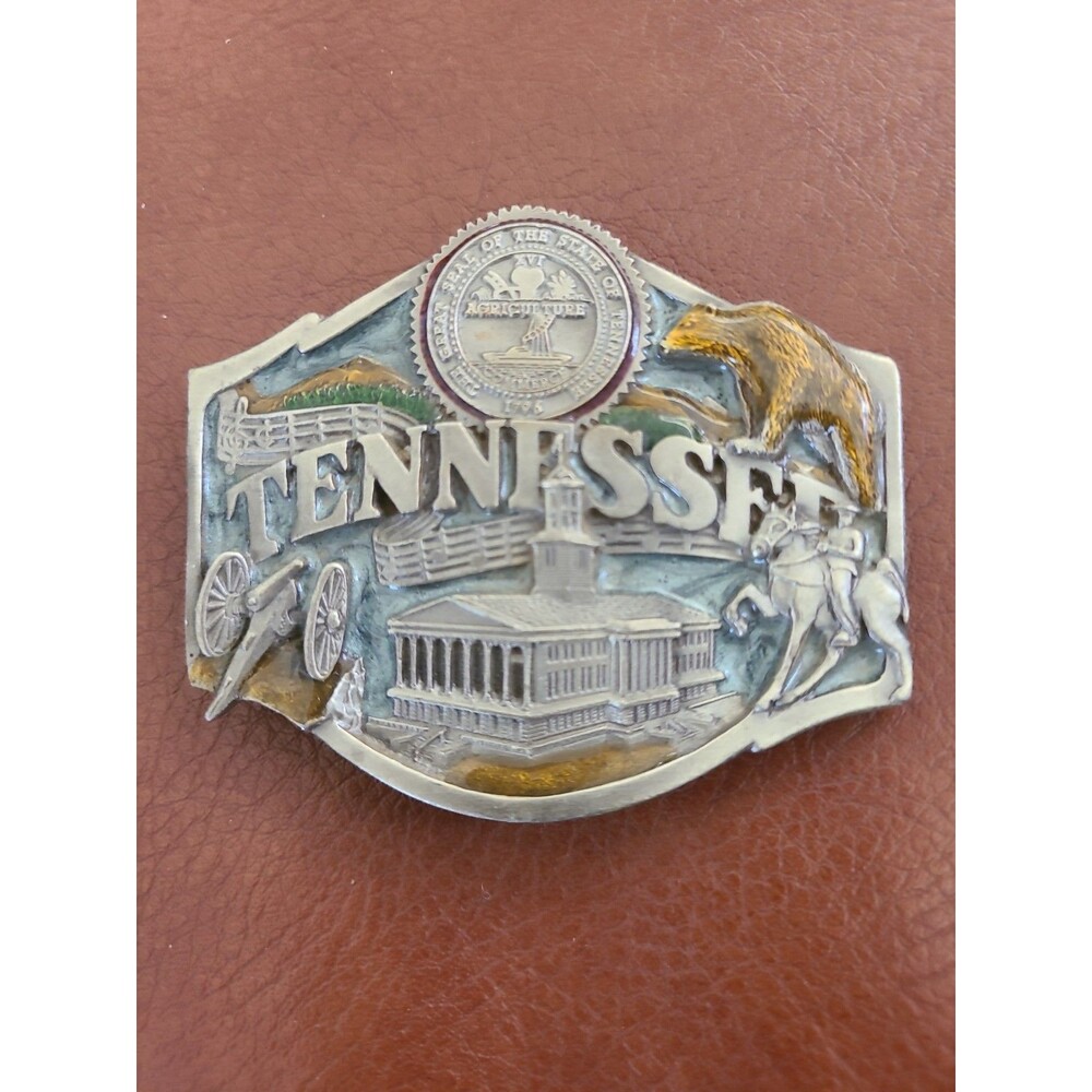 Siskiyou Pewter Buckle  1988 Tennessee Vintage Rare